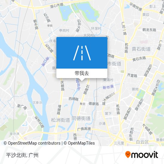 平沙北街地图