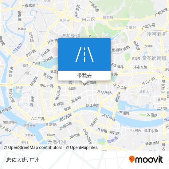 忠佑大街地图