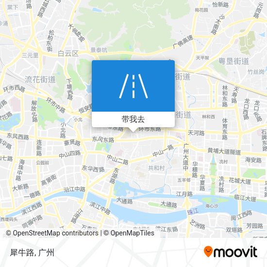 犀牛路地图