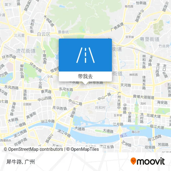 犀牛路地图