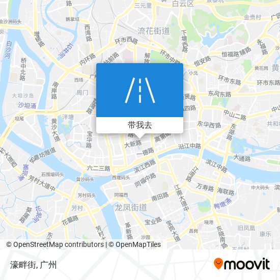 濠畔街地图