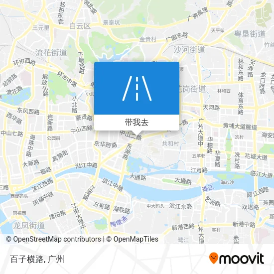 百子横路地图