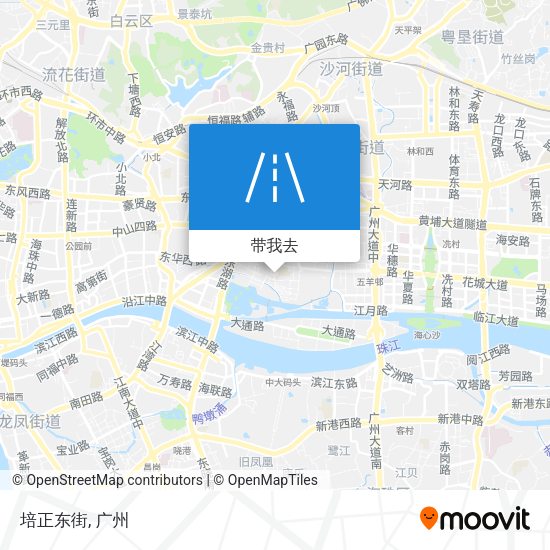 培正东街地图