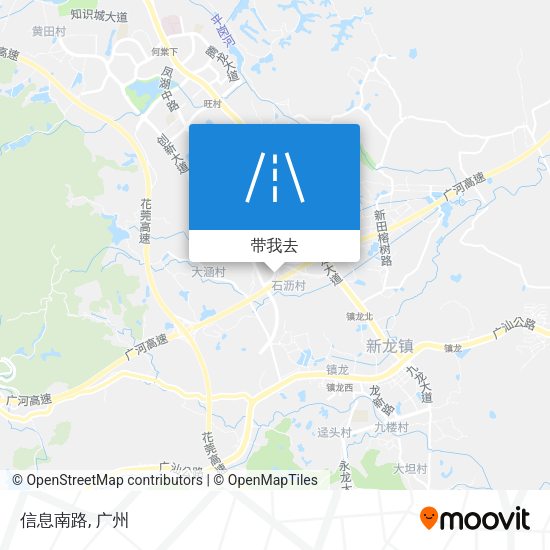 信息南路地图