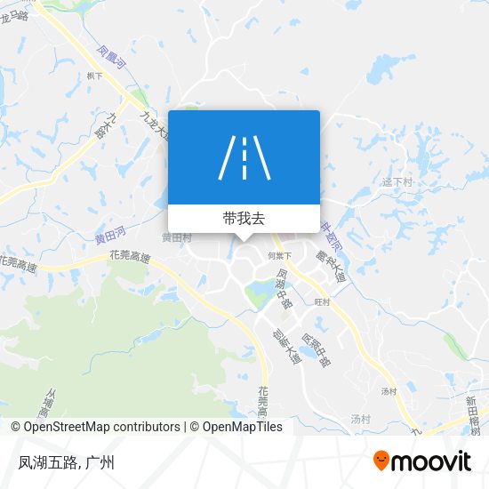 凤湖五路地图