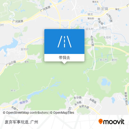 废弃军事坑道地图