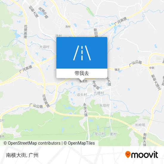 南横大街地图