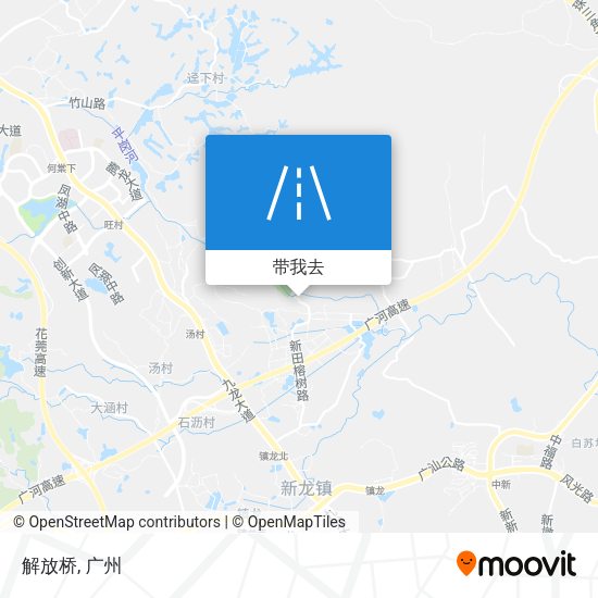解放桥地图
