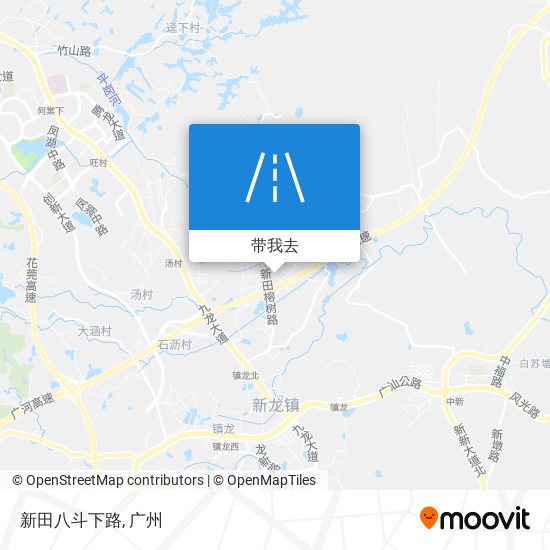 新田八斗下路地图