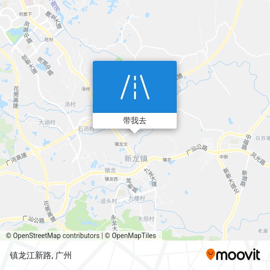 镇龙江新路地图