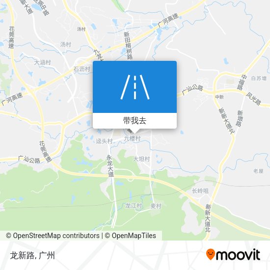 龙新路地图