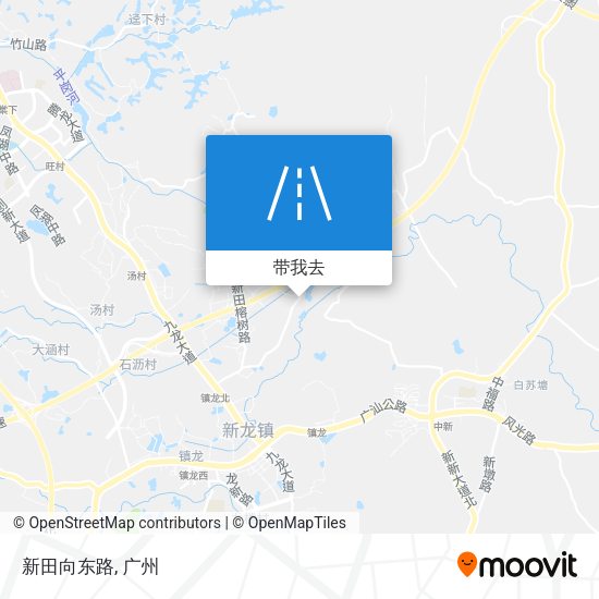 新田向东路地图