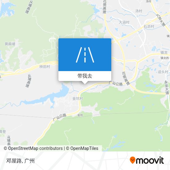 邓屋路地图