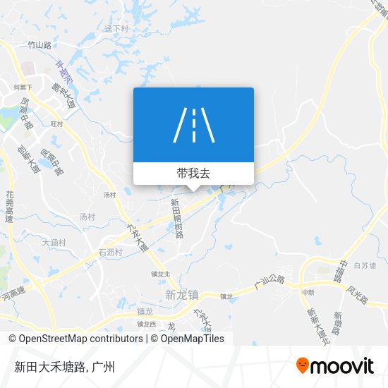 新田大禾塘路地图