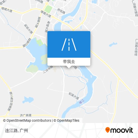 连江路地图