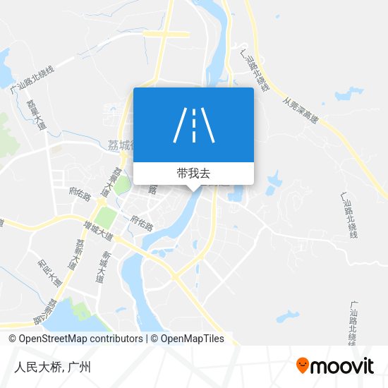 人民大桥地图