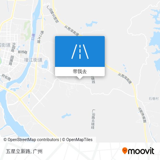 五星立新路地图