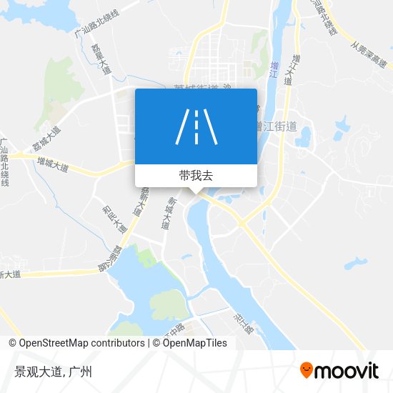 景观大道地图
