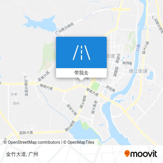 金竹大道地图