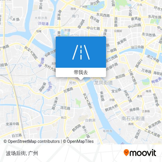 波场后街地图