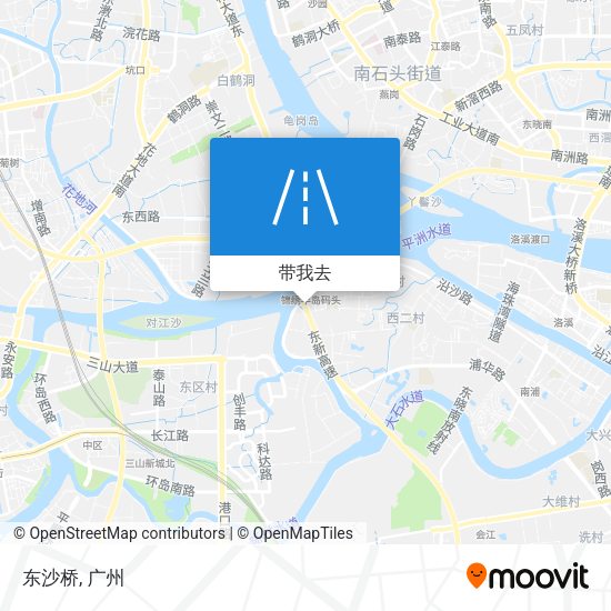 东沙桥地图