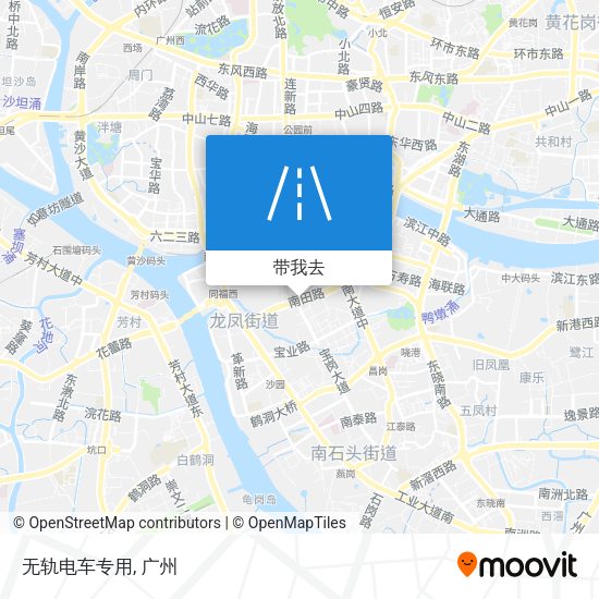 无轨电车专用地图