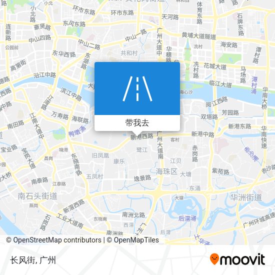 长风街地图