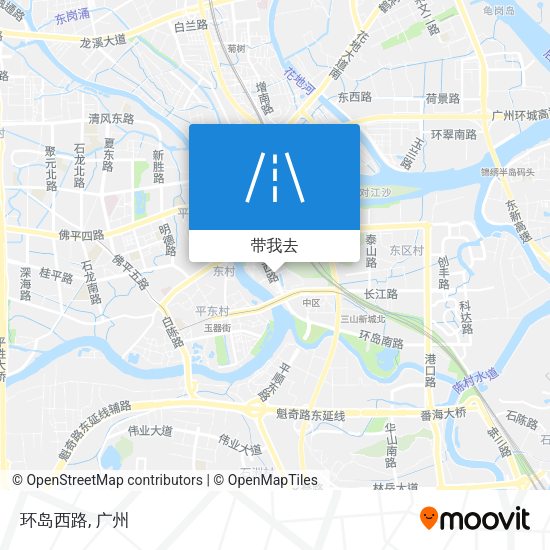 环岛西路地图