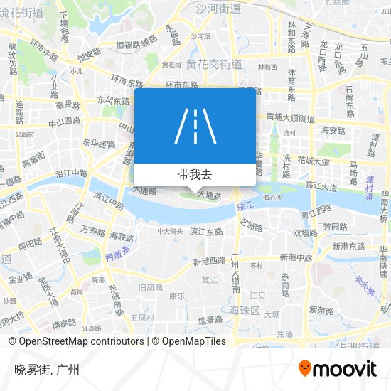 晓雾街地图