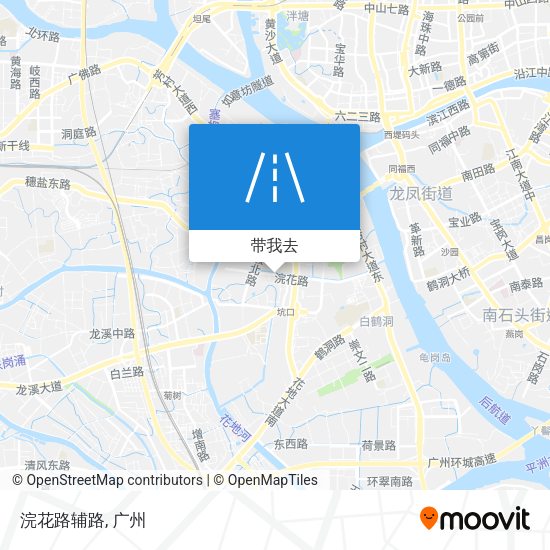 浣花路辅路地图