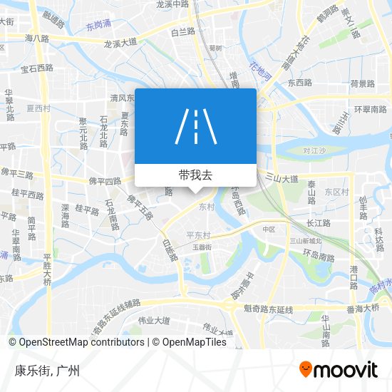 康乐街地图
