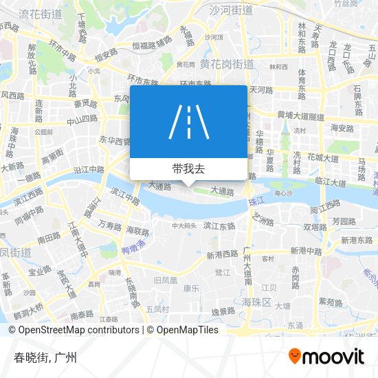 春晓街地图