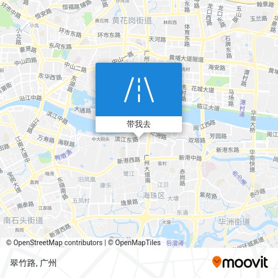 翠竹路地图