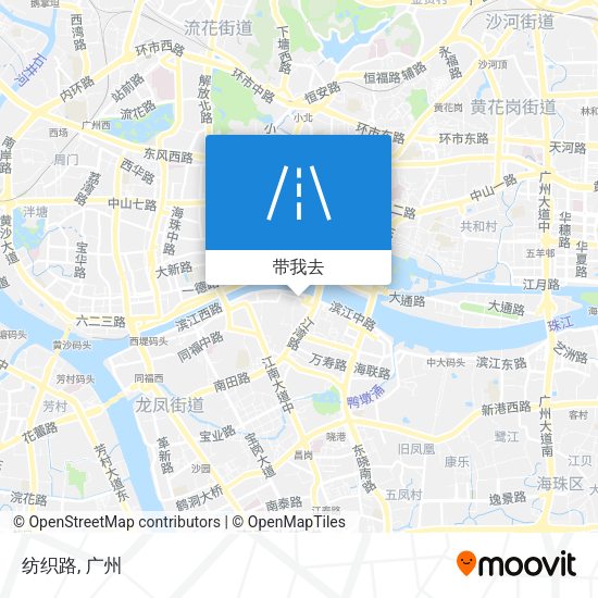 纺织路地图