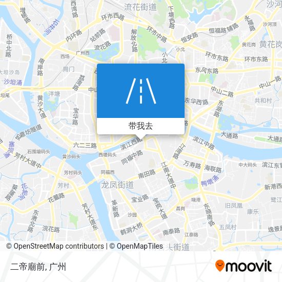 二帝廟前地图