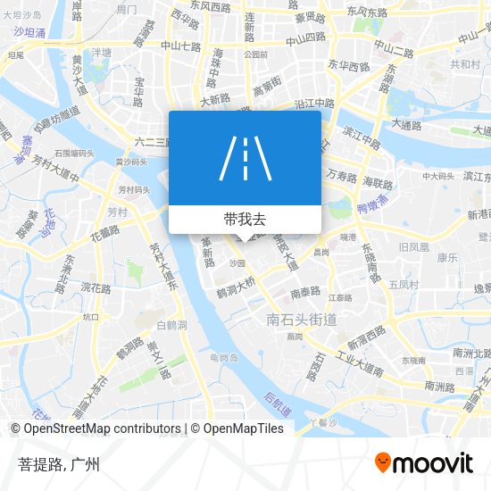 菩提路地图
