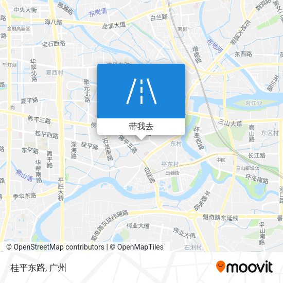 桂平东路地图