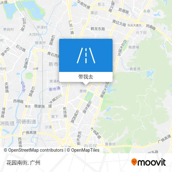 花园南街地图