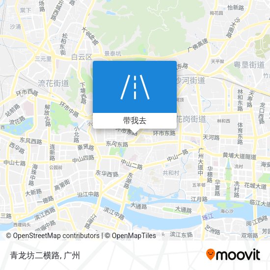 青龙坊二横路地图