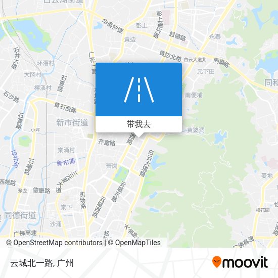 云城北一路地图