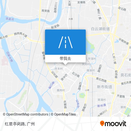 红星亭岗路地图