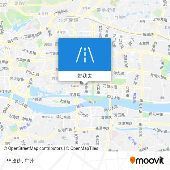 华政街地图