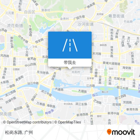 松岗东路地图