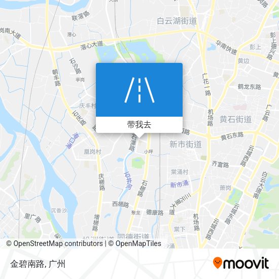 金碧南路地图