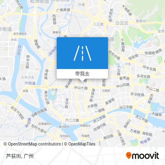 芦荻街地图