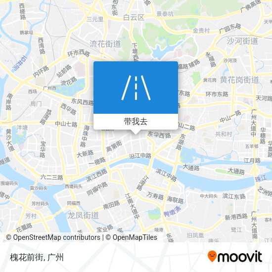 槐花前街地图