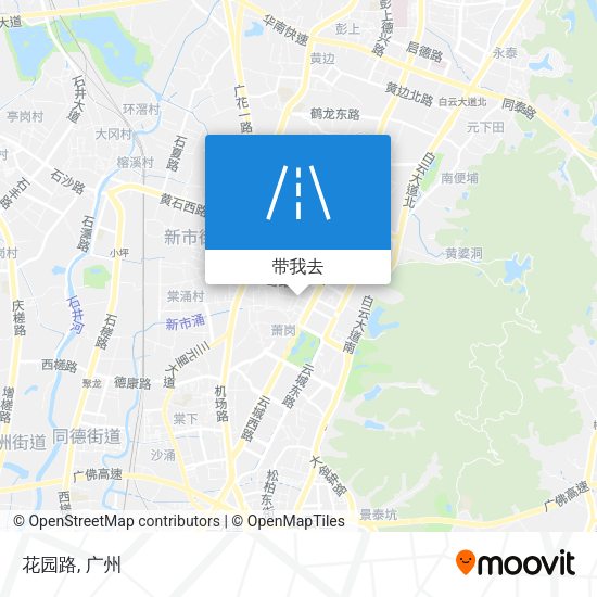 花园路地图