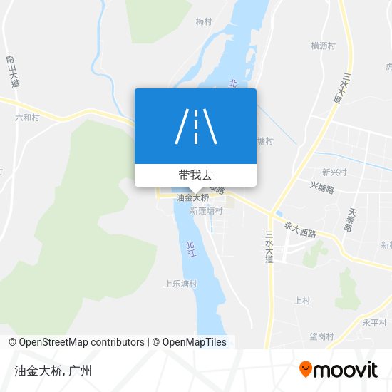 油金大桥地图