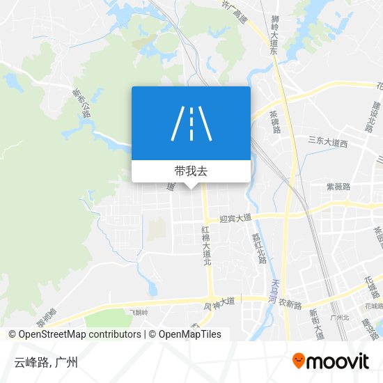 云峰路地图
