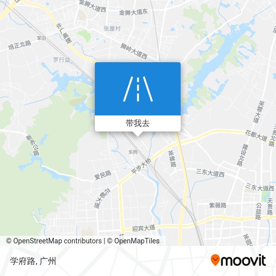 学府路地图